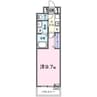 ジュネスIII 1Kの間取り