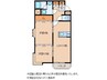 グランブルー 2LDKの間取り