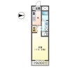 メロディ 1Kの間取り