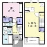 セイバリーIII 1LDKの間取り