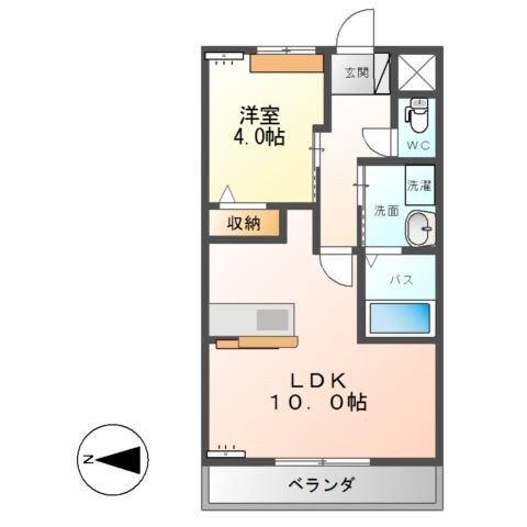 間取り図 un jour B（アンジュールビー）
