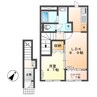 シルクII 1LDKの間取り