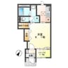 シルクII 1Kの間取り