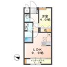 キルシュ・ブリュ－テA 1LDKの間取り