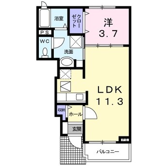 間取図 ノートル・レーヴＧ