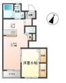 ミラドールK 1LDKの間取り