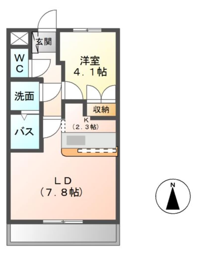 間取図 フェリーチェ