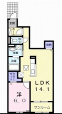 サンパティーク・レジデンス　Ｂの間取図