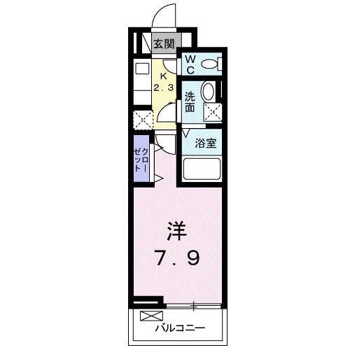 間取り図 パークサイド春日Ａ