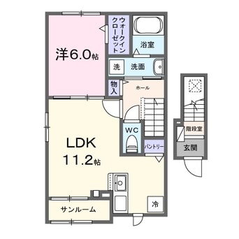間取図 ヴィラ・おさん歩