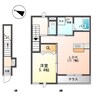 ブルームガーデンＢ 1LDKの間取り