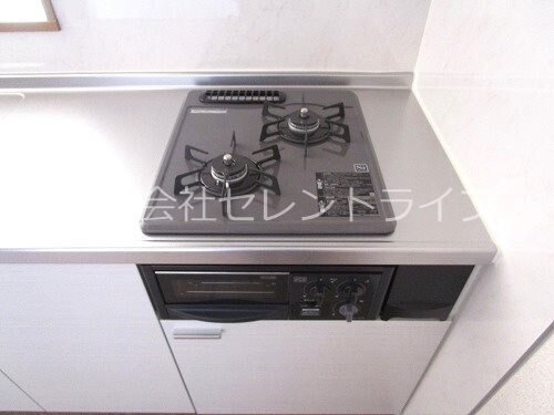 グリル付き2口コンロ パークハウス　A・B棟