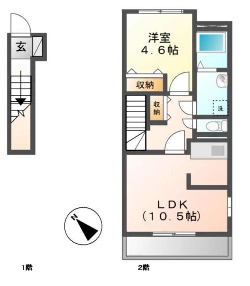 間取図 コモド　ピノ　IV