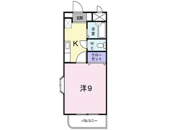 間取図 ラフィネ天久保Ｂ