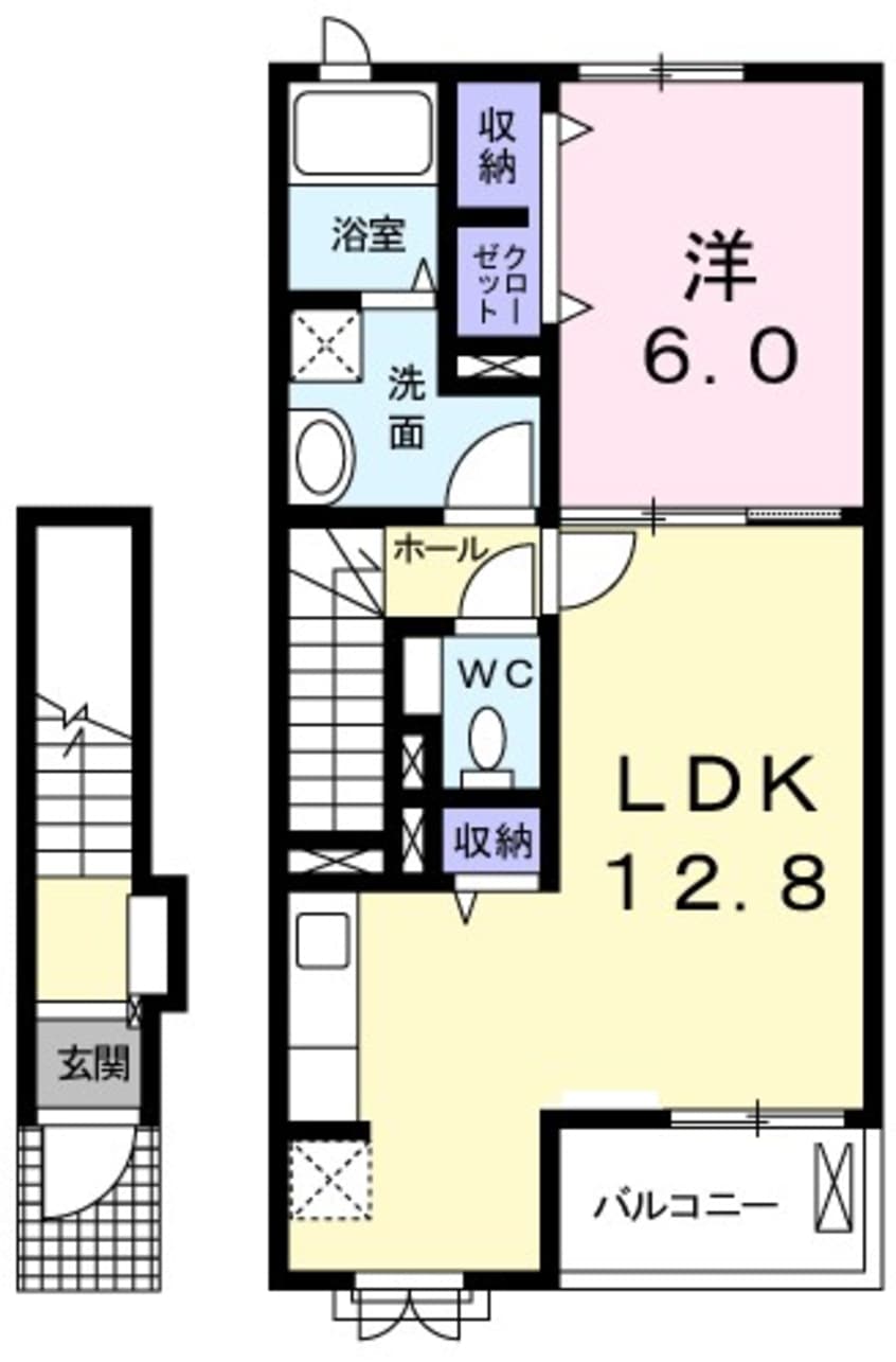 間取図 アルドーレ　I