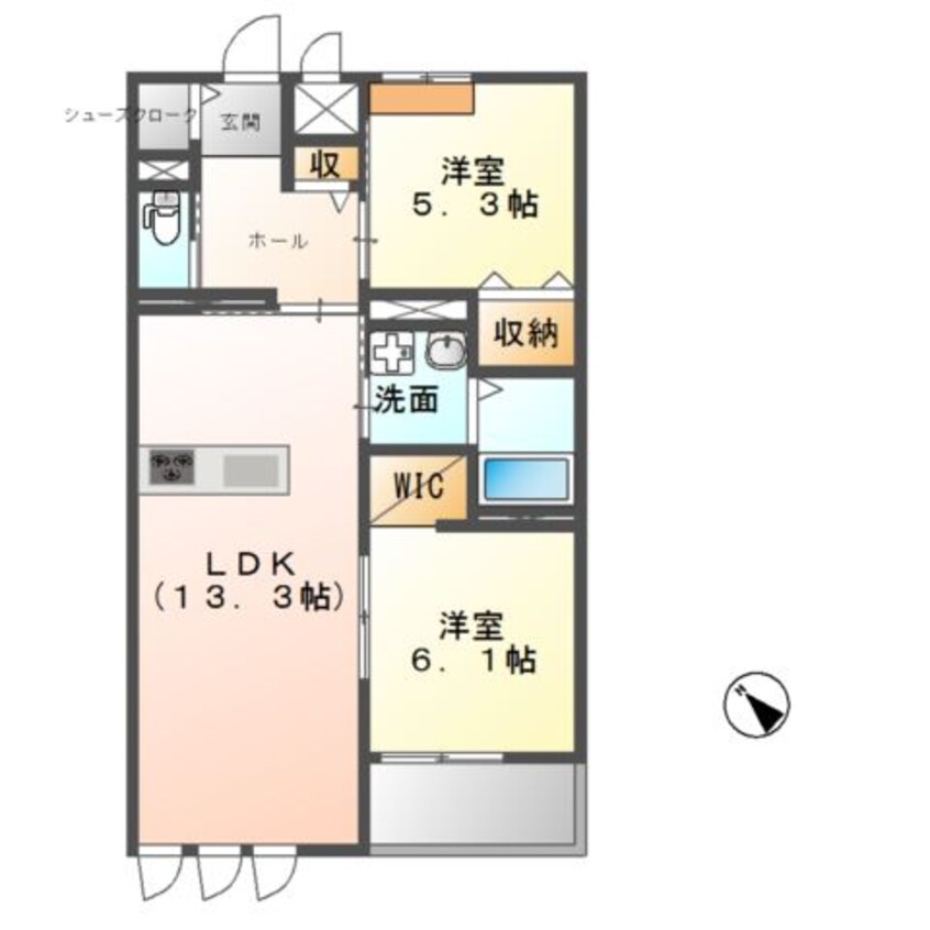 間取図 コンフォートレジデンスII