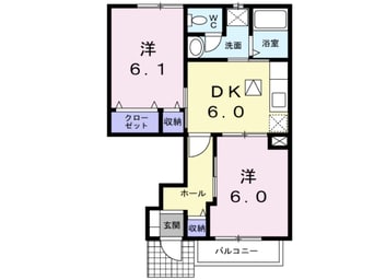 間取図 パストラーレサクラ
