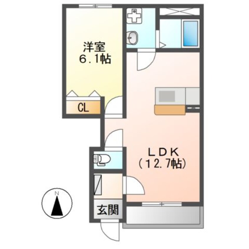 間取図 サンノーブル