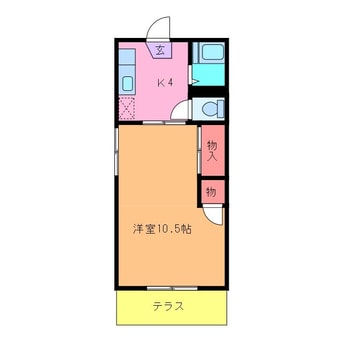 間取図 コーポ藤