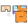 アークエステート22番館 1Rの間取り