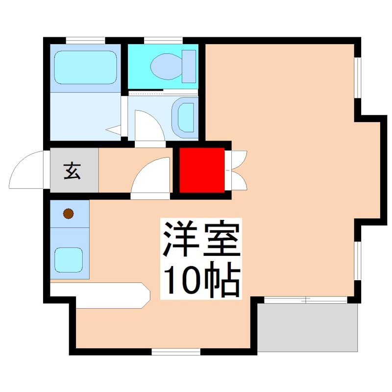 間取り図 新守谷パールハイツ　B