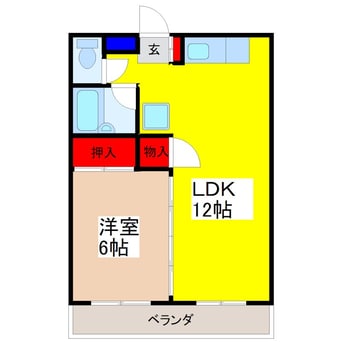 間取図 ひまわりハイツ（常総市）