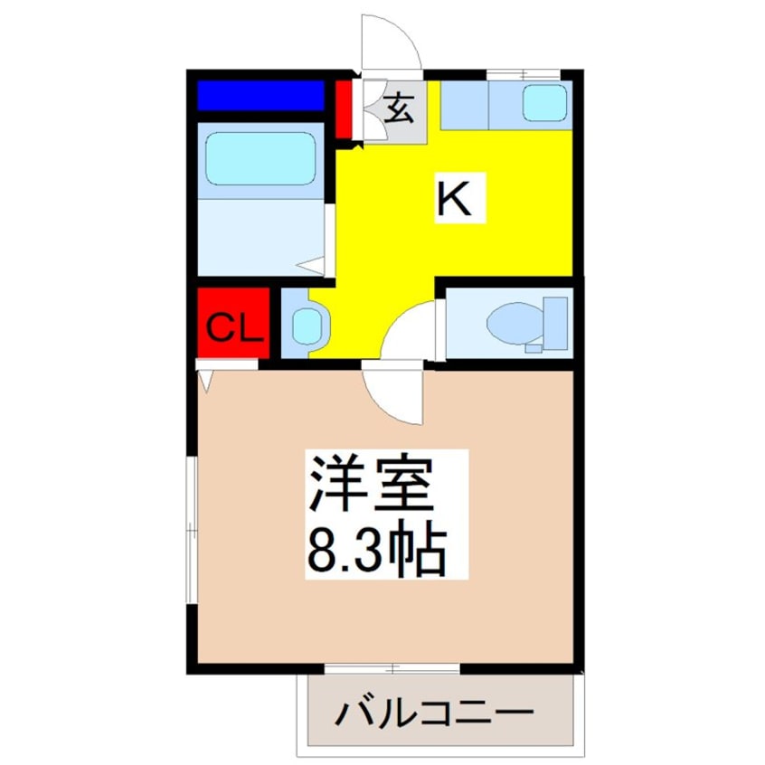 間取図 カルチェ･ラタン