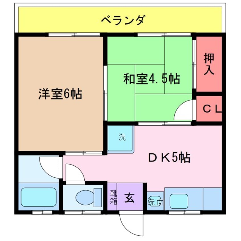 間取図 豊岡ハイツ