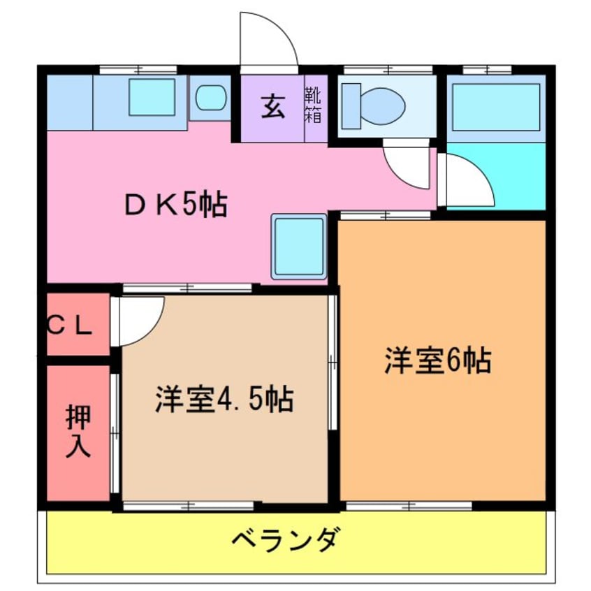 間取図 豊岡ハイツ