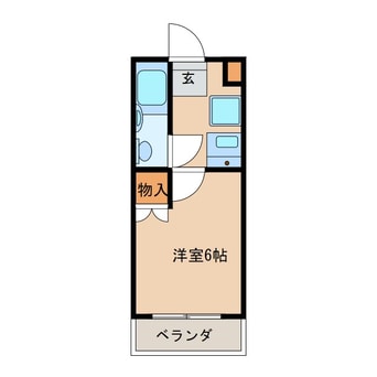 間取図 JVC滝本コーポ