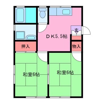 間取図 メゾン古谷B1