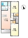 Sun　Terraceゆめみ野 2LDKの間取り