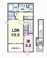 サニー　アヴニール 1LDKの間取り