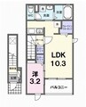 サニー　アヴニール 1LDKの間取り