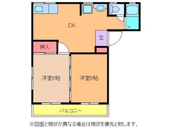 間取図 イーストフィールド　B