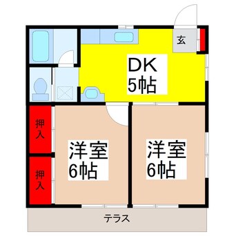 間取図 渡辺ハイツ