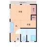 戸塚アパート 2Kの間取り