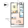 ユニヴェール 1LDKの間取り