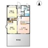 ベルファミーユ１ 2LDKの間取り