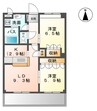 ベルファミーユ２ 2LDKの間取り