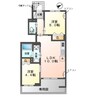 エターナルプレイス 2LDKの間取り