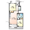 エターナルプレイス 2LDKの間取り