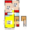 タカラアネシス 2LDKの間取り