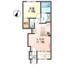 ブランシュ　フルール　K 1 1LDKの間取り