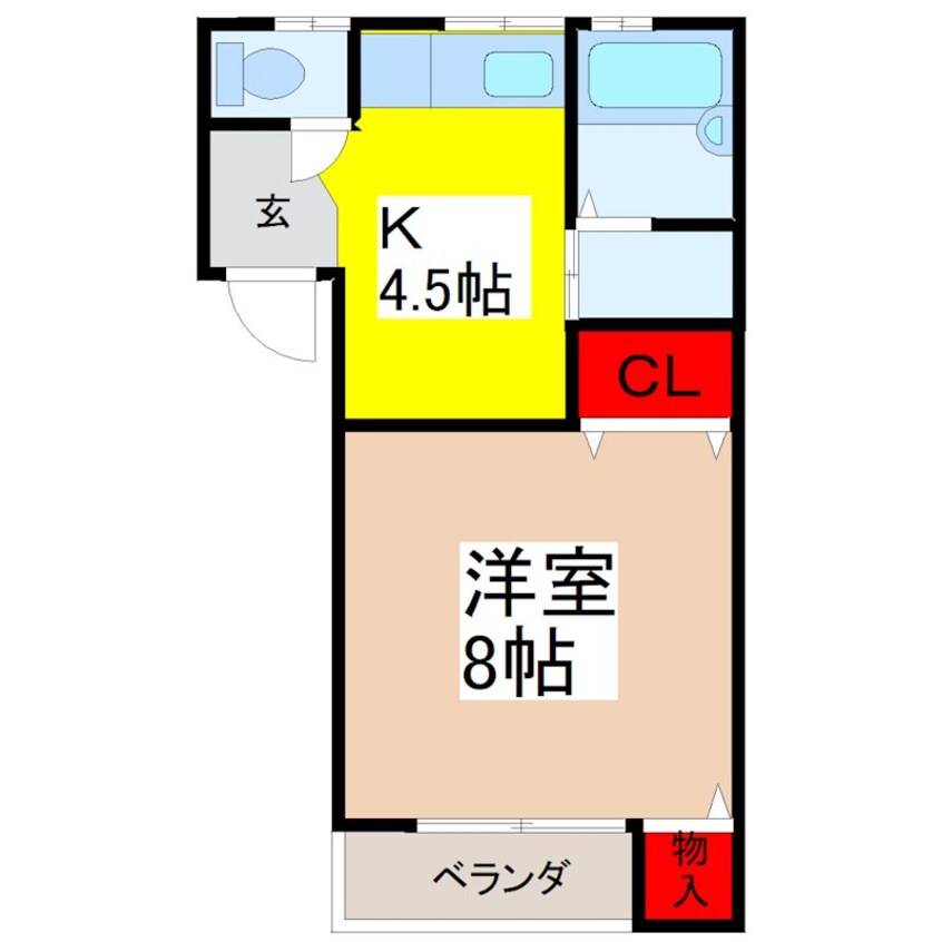 間取図 タカラスプリングス