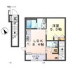 アカシア 1LDKの間取り