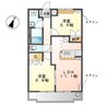 クレメント駒木Ａ 2LDKの間取り