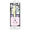 ソルス・おおたか 1Kの間取り