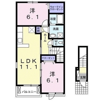 間取図 グラン　パルテール　Ａ