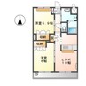 M・City壱番館 2LDKの間取り
